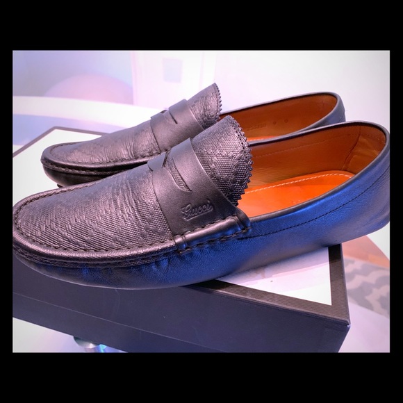 gucci monogram loafers mens
